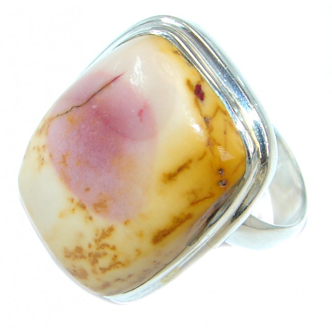 Australian Brecciated Mookaite Sterling Silver Ring size adjustable