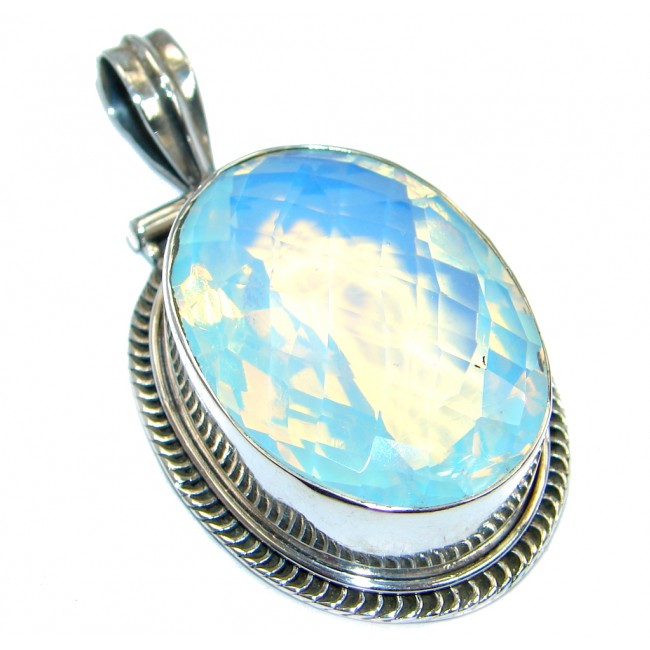 Sublime Opalite Sterling Silver Pendant