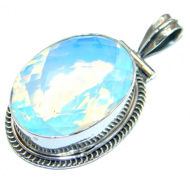 Sublime Opalite Sterling Silver Pendant