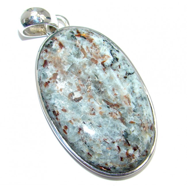 Natural Beauty genuine Astrophyllite Sterling Silver handmade Pendant