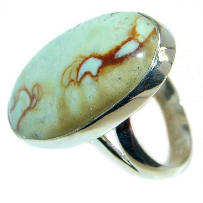 Morrisonite Sterling Silver handmade ring size adjustable