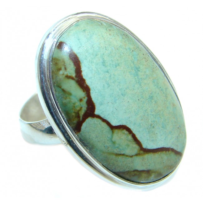Morrisonite Sterling Silver handmade ring size adjustable