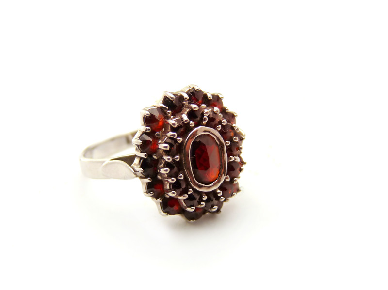 red garnet is the birthstone for january