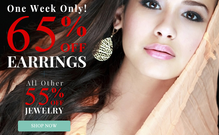 All Jewelry 55% OFF & Earrings 65% OFF