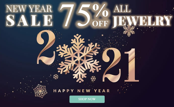 Happy New Year - All Jewelry 75% OFF