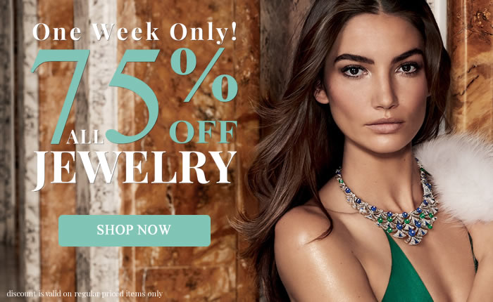 One Week Only! All Jewelry 75% OFF