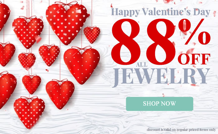 Happy Valentine's Day - All Jewelry 88% OFF