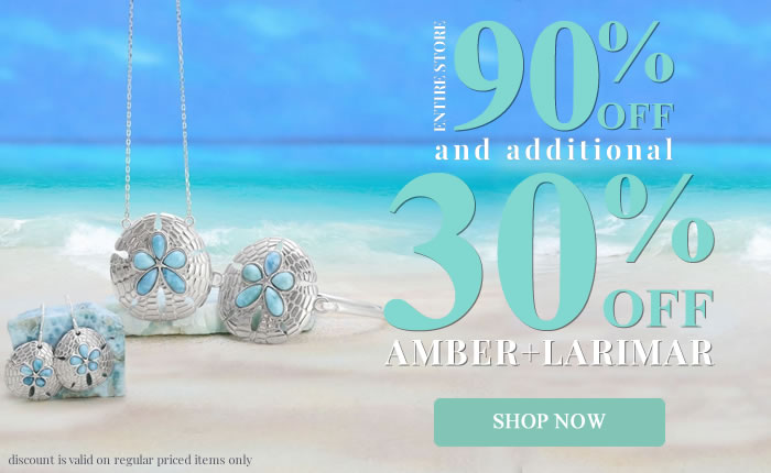 All Amber & Larimar Jewelry 30% OFF