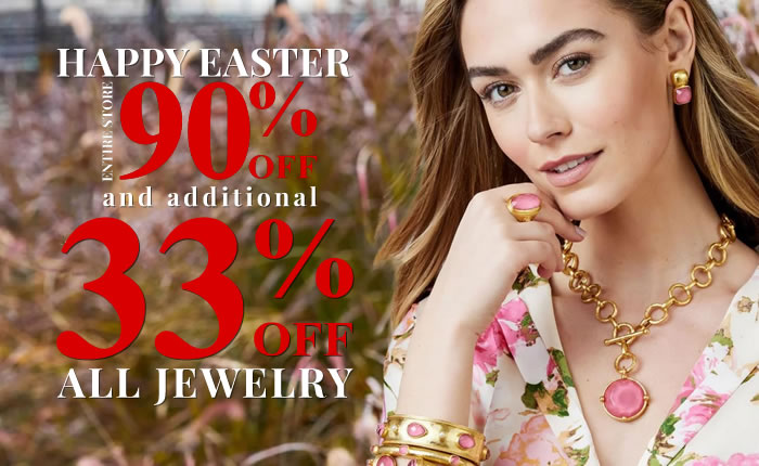 Happy Easter! Entire Store 90% Off + Additional 33% OFF All Jewelry