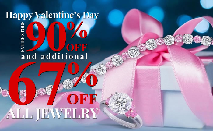 Happy Valentine's Day - All Jewelry 67% Off