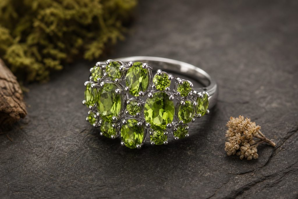 August Birthstone Jewelry in Sterling Silver