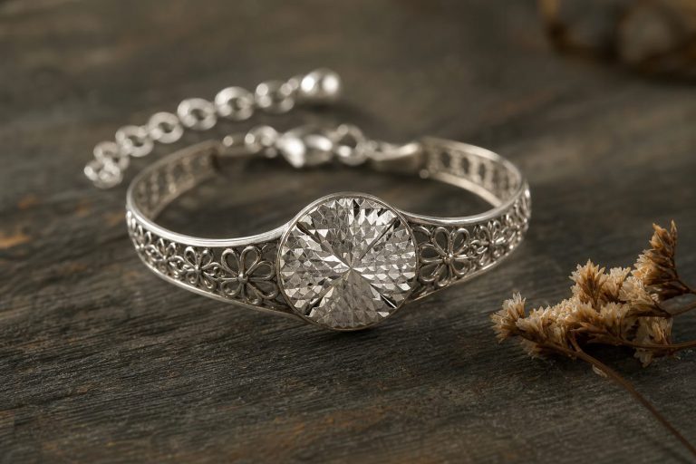 Men’s Sterling Silver Bracelet for Father’s Day