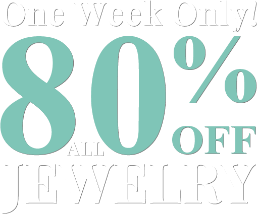 All Jewelry 80% OFF