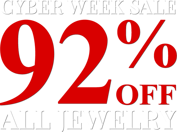 Cyber Monday Week Sale! All Jewelry 92% Off