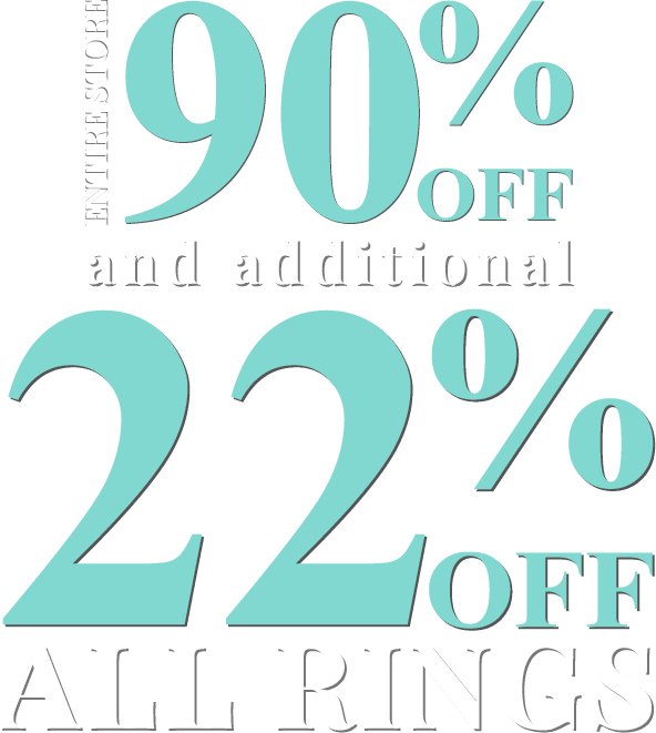 All Rings 22% Off