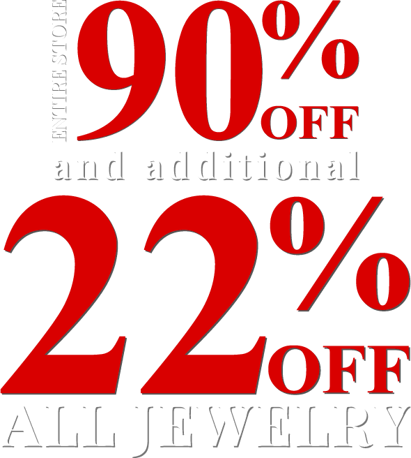 All Jewelry 90% Off retail