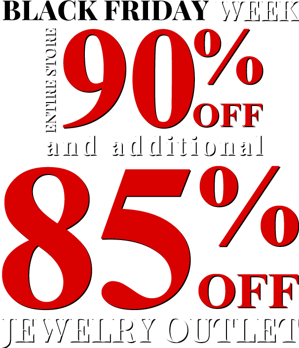 Jewelry Outlet 85% OFF