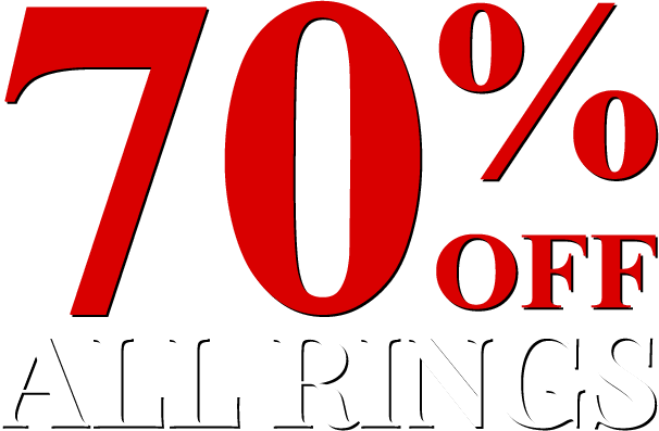 All Rings 70% OFF