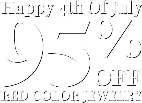 Happy 4th Of July - All Red Color Jewelry 95% Off