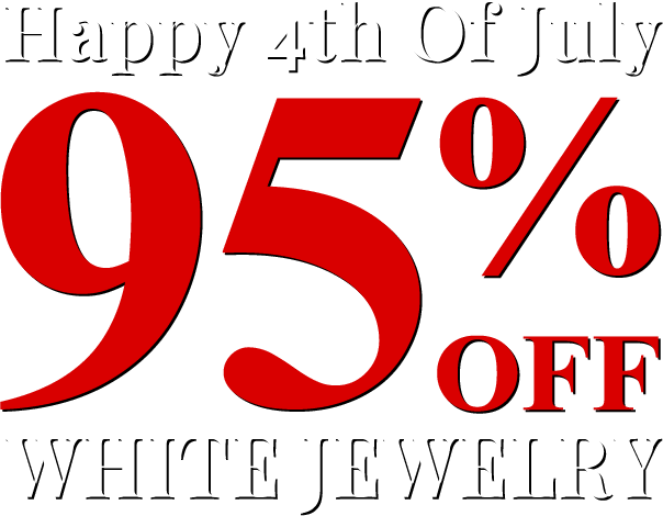 Happy 4th Of July - All White Color Jewelry 95% Off