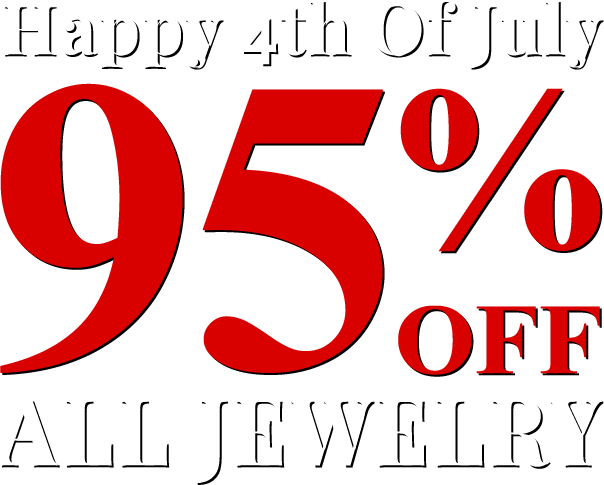 Happy 4th Of July - All Jewelry 95% Off