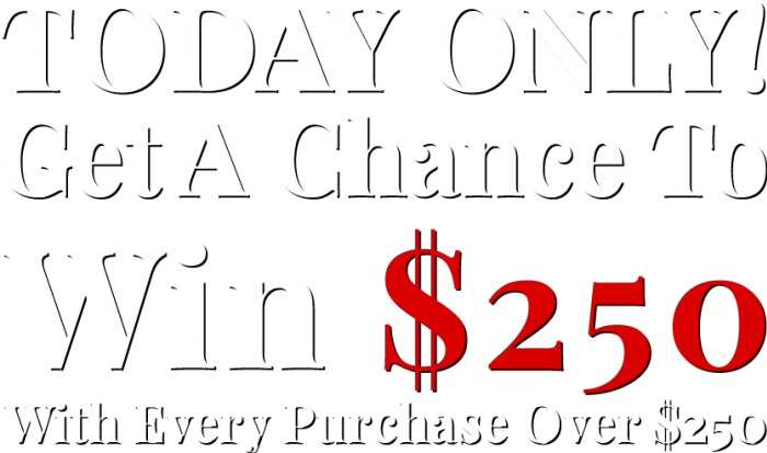 Get A Chance To Win With Every Purchase Over 