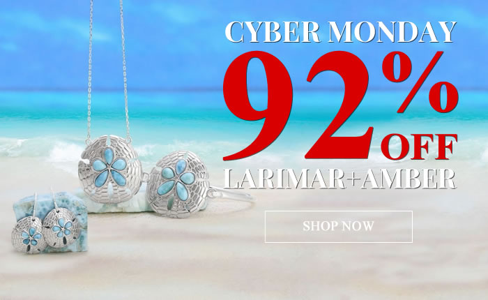  Larimar & Amber Jewelry 92% OFF 