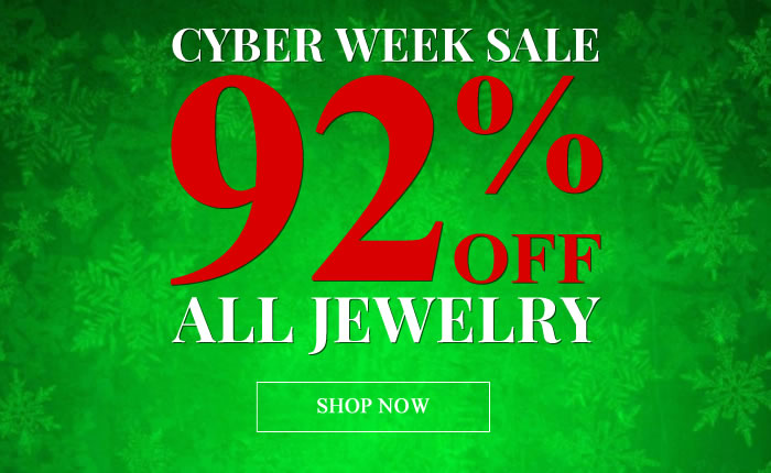  CYBER MONDAY WEEK SALE! ALL JEWELRY 92% OFF 