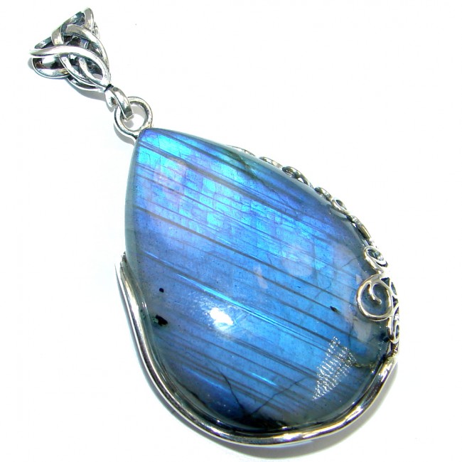 Highest quality Blue Labradorite Sterling Silver handmade Pendant