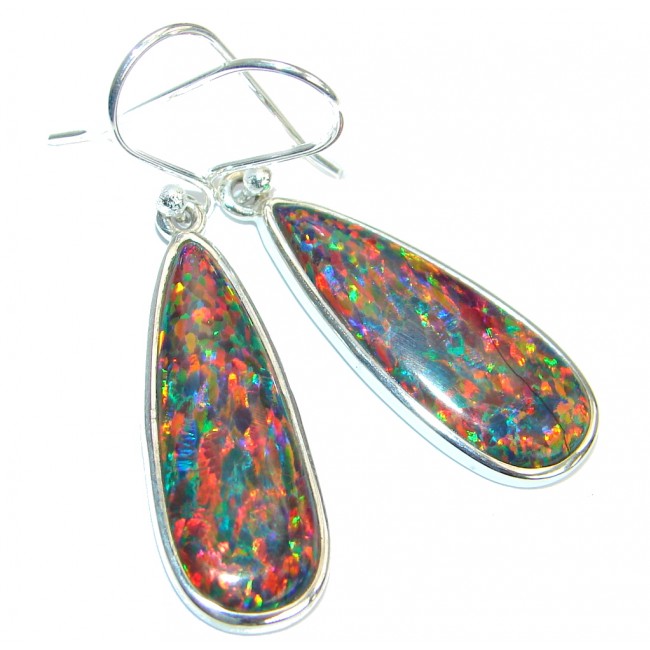 Classy Design lab. Opal .925 Sterling Silver handmade earrings