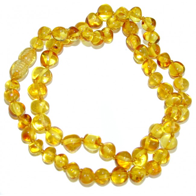 Fabulous Natural Baltic Amber handcrafted 16 inches Necklace