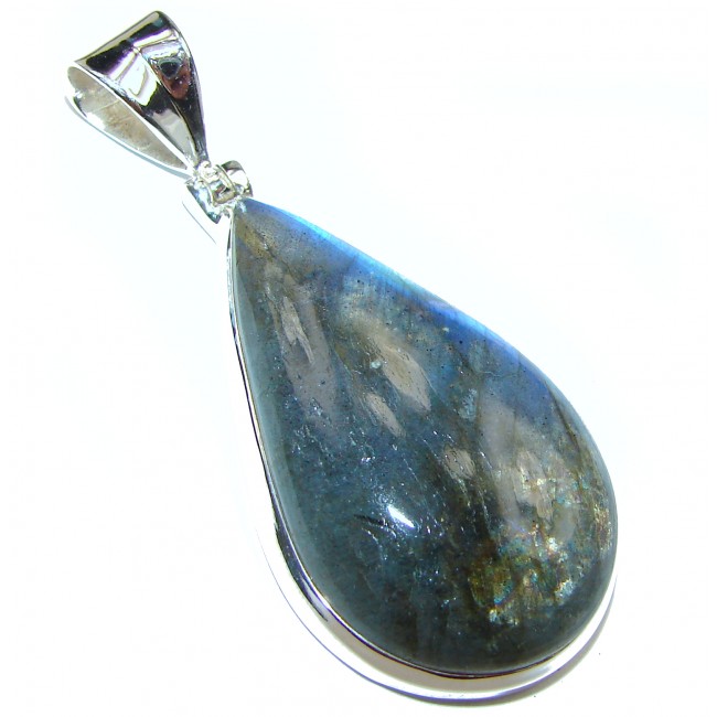 Labradorite .925 Sterling Silver handcrafted pendant