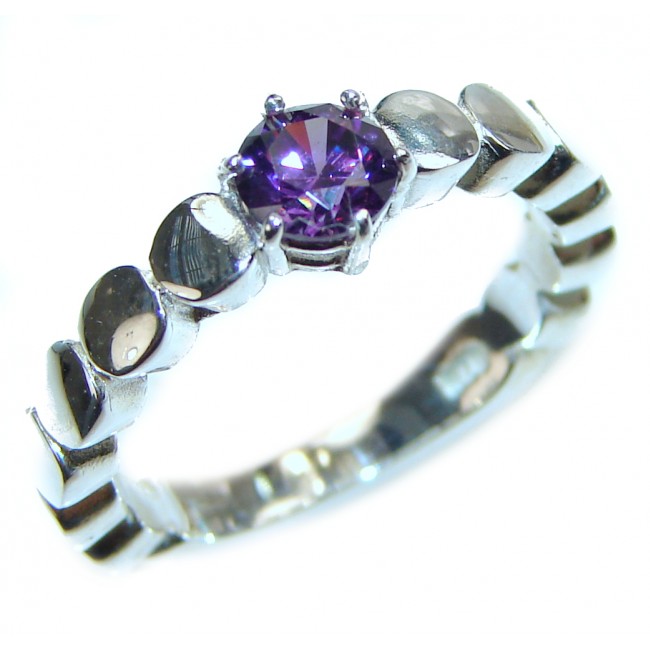 Purple PAmethyst .925 Sterling Silver Ring size 6 1/4