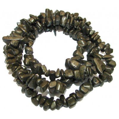 Jumbo Unique Design Genuine Pyrite handmade necklace