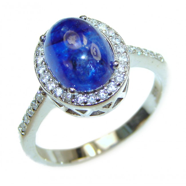 Authentic Australian Blue Kyanite .925 Sterling Silver handmade Ring s. 7 1/4