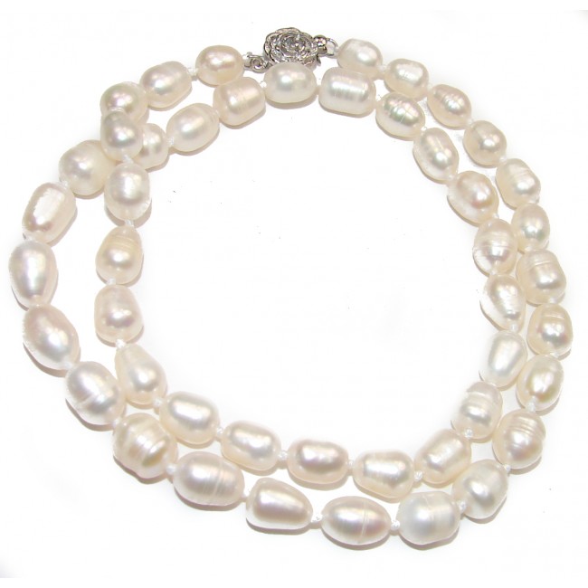 Mother of Pearl .925 Sterling Silver handmade Necklace