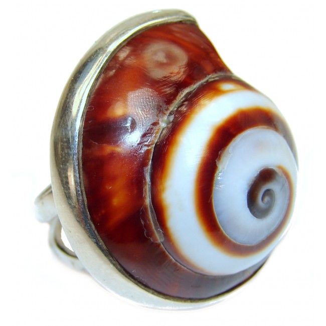 Pacifica Ocean Shell Sterling Silver Ring s. 7