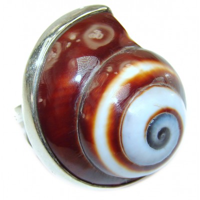 Pacifica Ocean Shell Sterling Silver Ring s. 7 3/4