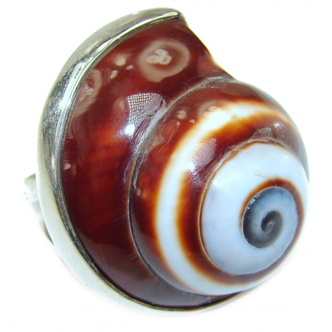 Pacifica Ocean Shell Sterling Silver Ring s. 7 3/4