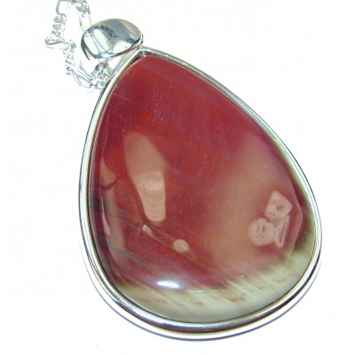 One of the kind Imperial Jasper .925 Sterling Silver handmade necklace
