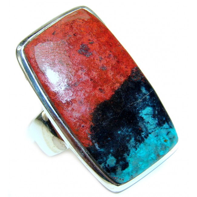 Sonora Jasper .925 Sterling Silver handcrafted Ring size 7
