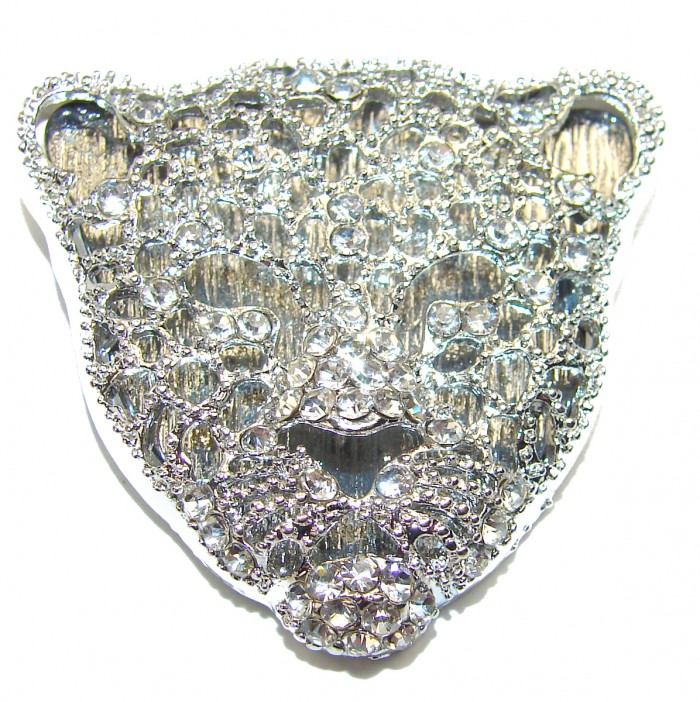 La Panther Crystal handmade Brooch