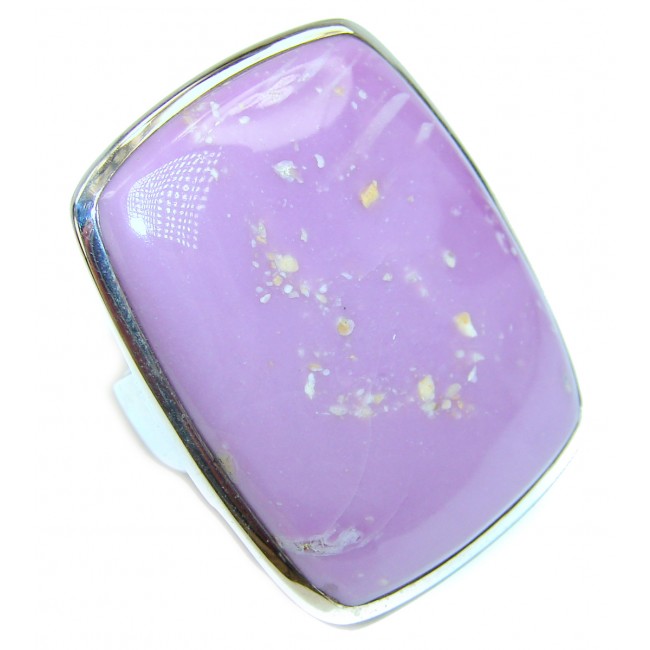 Be Bold Huge Purple Sugalite Sterling Silver handmade Ring s. 9