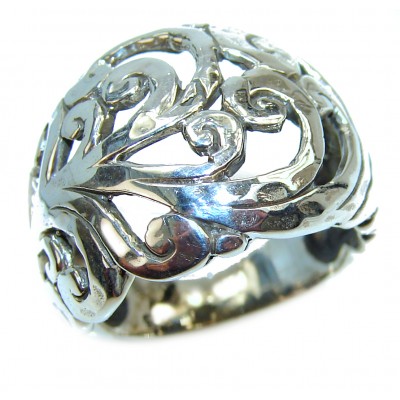 Elephant Bali made .925 Sterling Silver handcrafted Ring s. 6