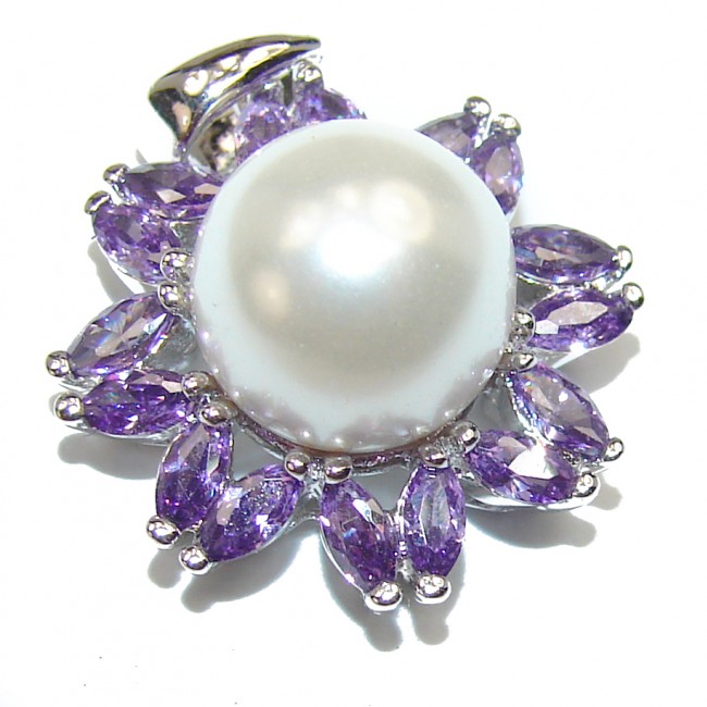 Vintage Design Pearl .925 Sterling Silver pendant