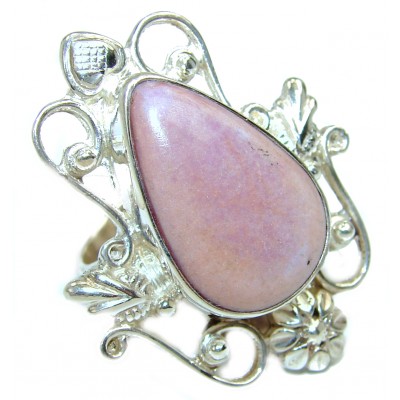 Be Bold Huge Purple Sugalite Sterling Silver handmade Ring s. 7