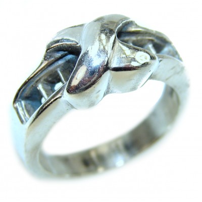 Bali made .925 Sterling Silver handcrafted Ring s. 7 1/4