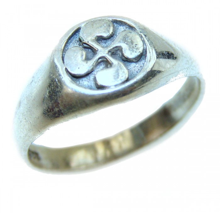 Bali made .925 Sterling Silver handcrafted Ring s. 10