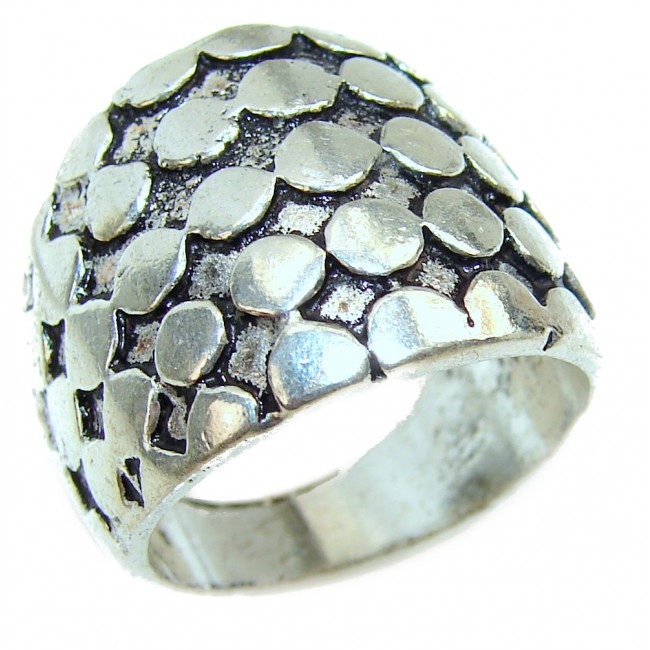 Bali made .925 Sterling Silver handcrafted Ring s. 8 3/4