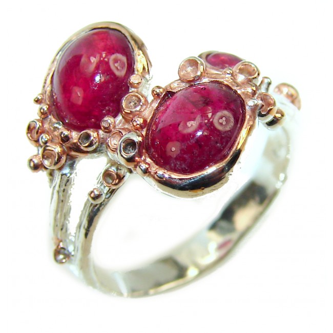 Real Beauty Ruby .925 Sterling Silver Ring size 7